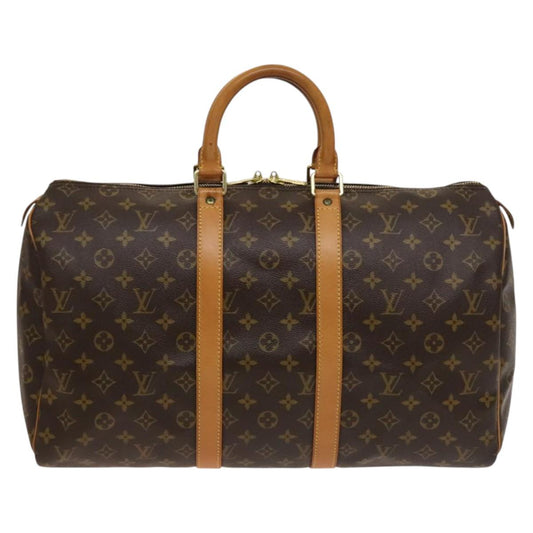 Louis Vuitton Brown Canvas Keepall 45
