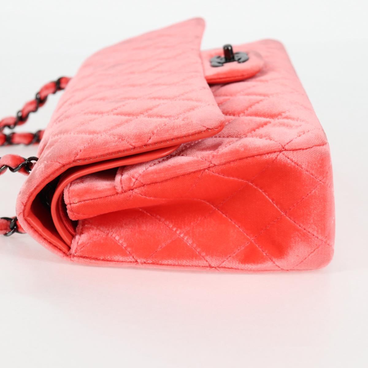 Chanel Pink Velvet Timeless