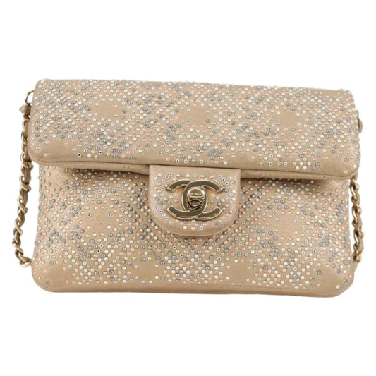 Chanel Gold Leather Flap Bag