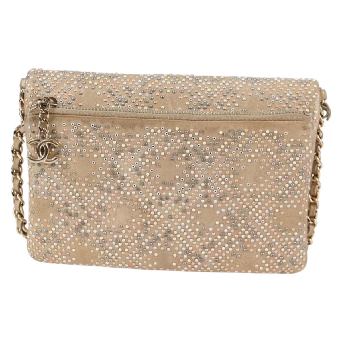 Chanel Gold Leather Flap Bag