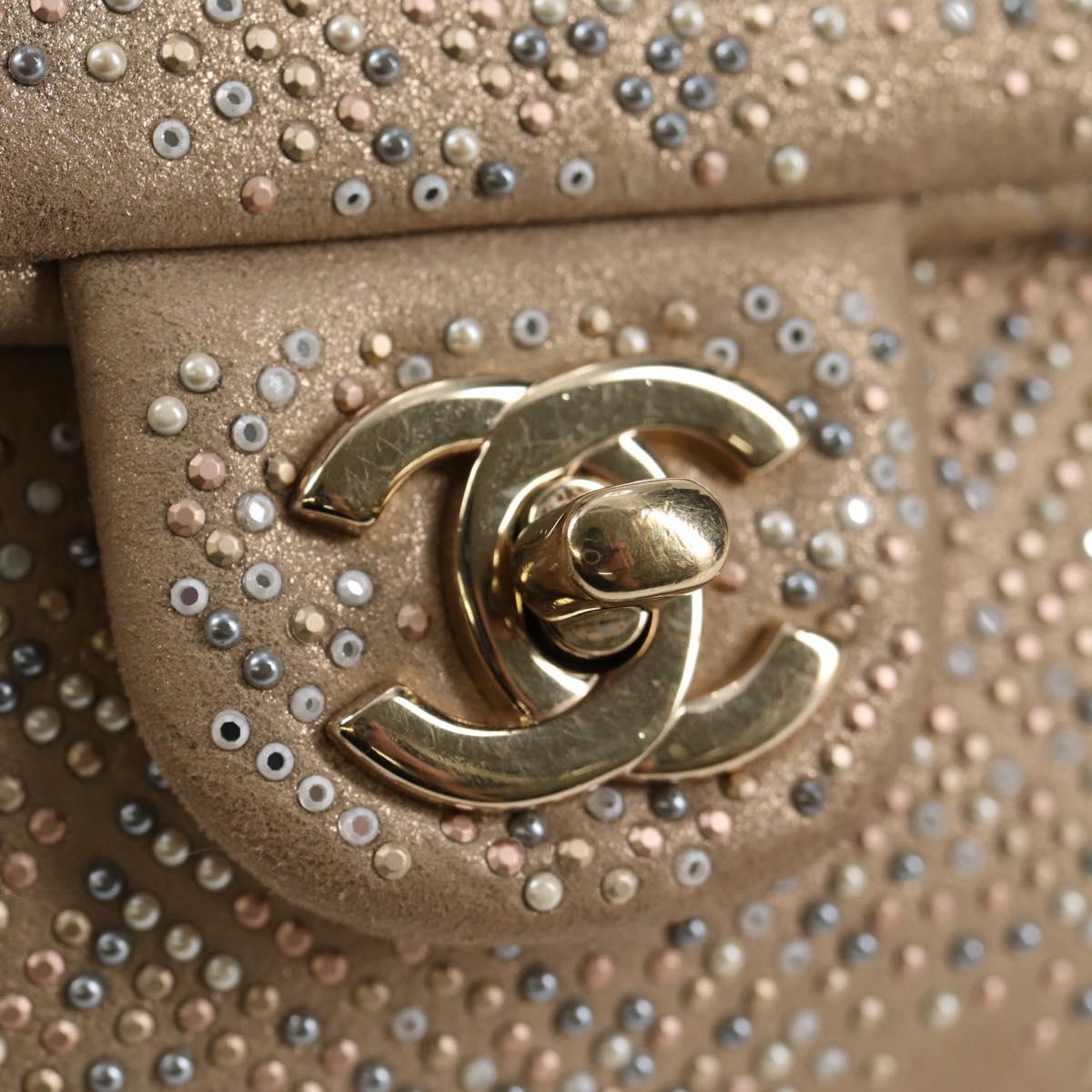 Chanel Gold Leather Flap Bag