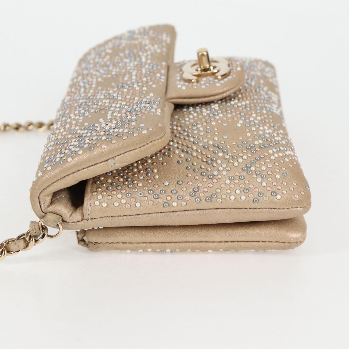 Chanel Gold Leather Flap Bag