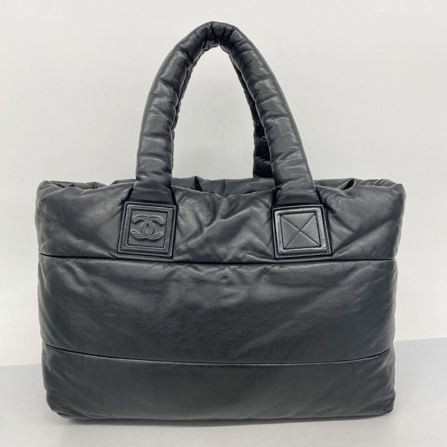 Chanel Black Leather Coco Cocoon