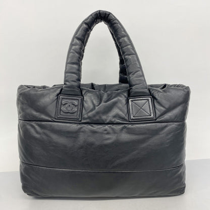 Chanel Black Leather Coco Cocoon