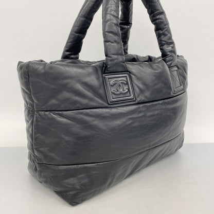 Chanel Black Leather Coco Cocoon