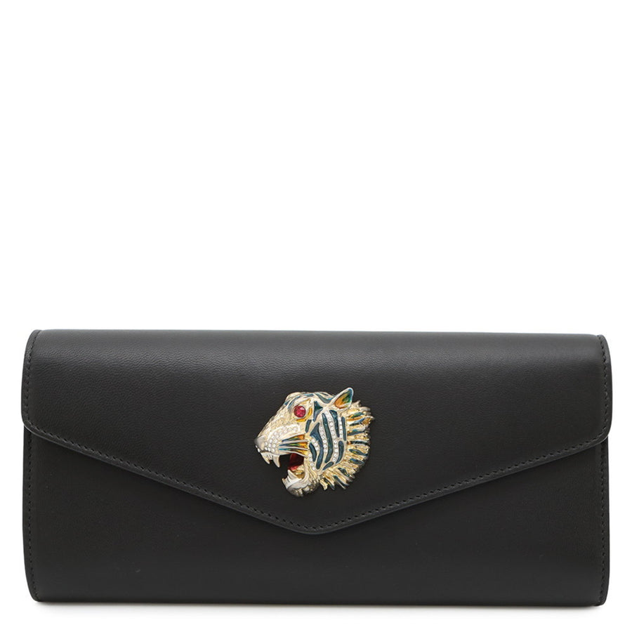 Gucci Black Leather Rajah
