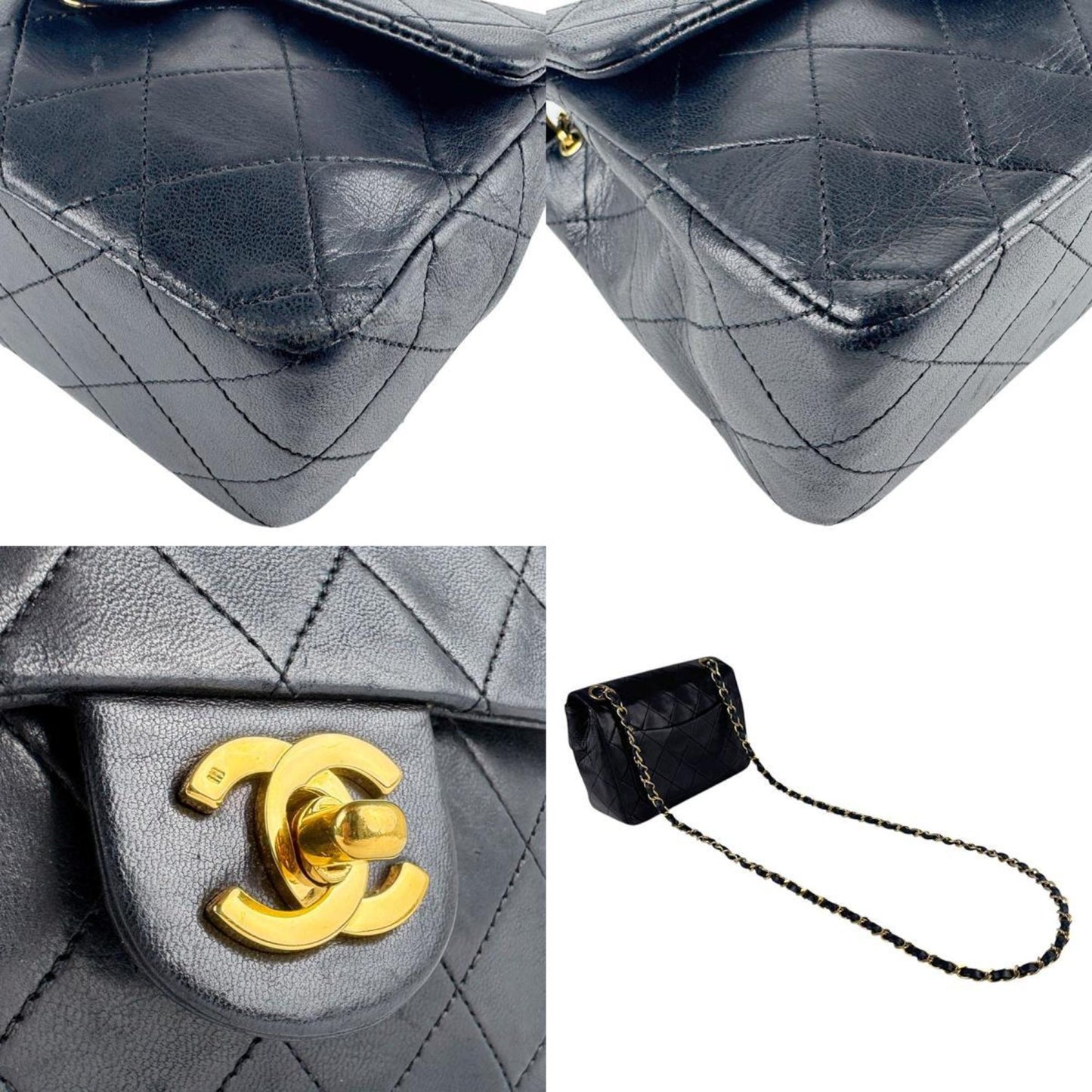 Chanel Black Leather Timeless/classique