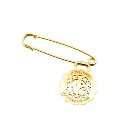 Chanel Gold Metal Coco Mark