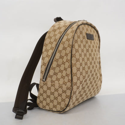 Gucci Brown Canvas Backpack