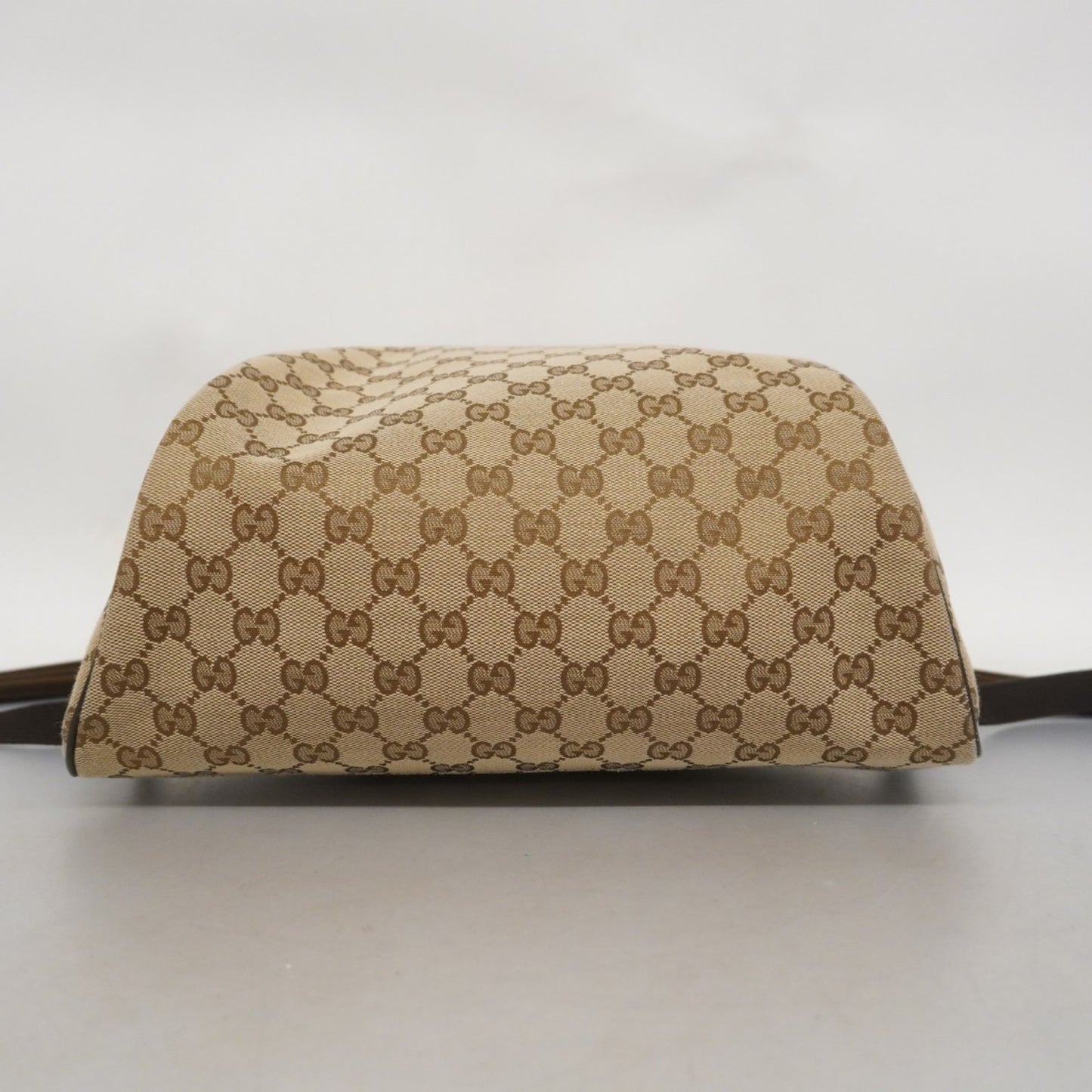 Gucci Brown Canvas Backpack
