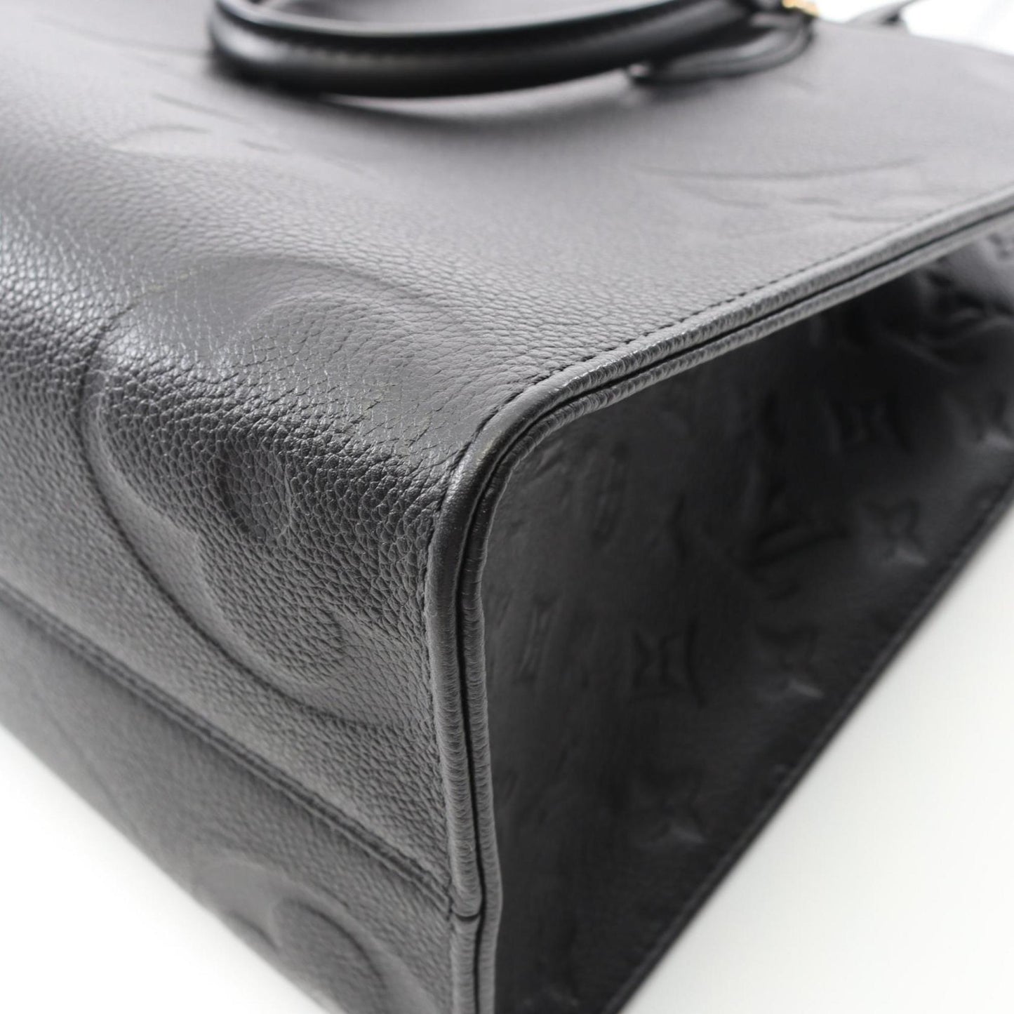 Louis Vuitton Black Leather Onthego