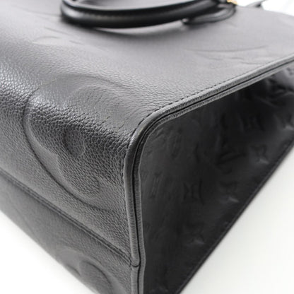 Louis Vuitton Black Leather Onthego