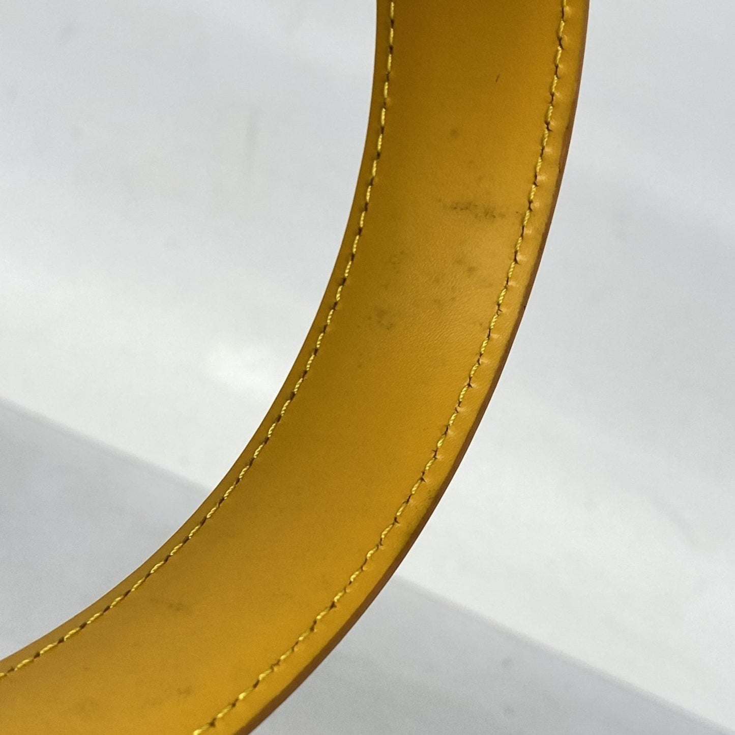 Louis Vuitton Yellow Leather Bushi
