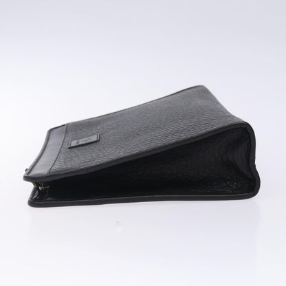 Burberry Black Leather Nova Check