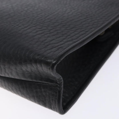 Burberry Black Leather Nova Check