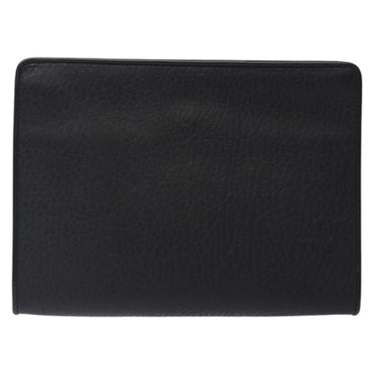 Burberry Black Leather Nova Check