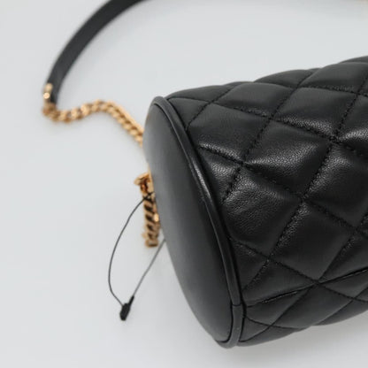 Versace Black Leather Medusa