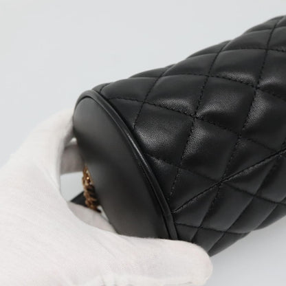 Versace Black Leather Medusa