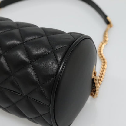 Versace Black Leather Medusa