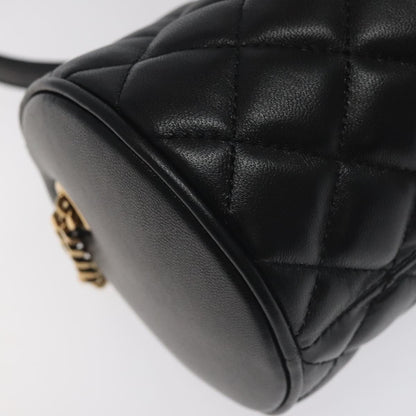 Versace Black Leather Medusa