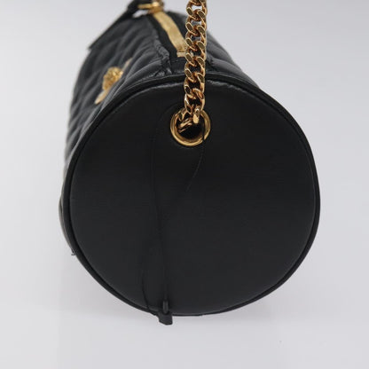 Versace Black Leather Medusa