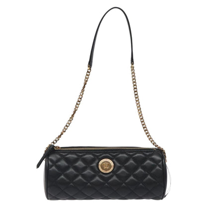 Versace Black Leather Medusa