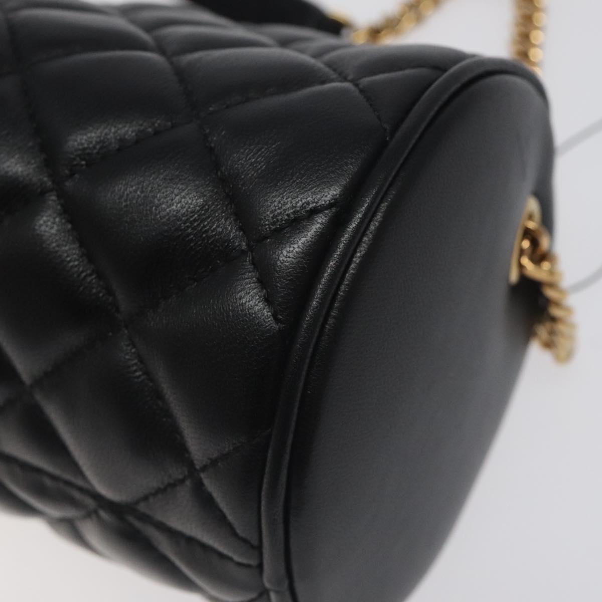 Versace Black Leather Medusa