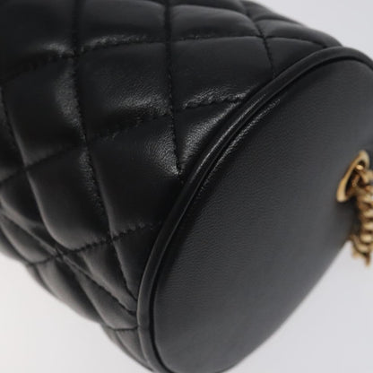 Versace Black Leather Medusa