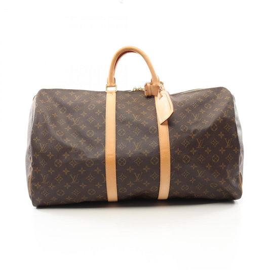 Louis Vuitton Brown Canvas Keepall 55