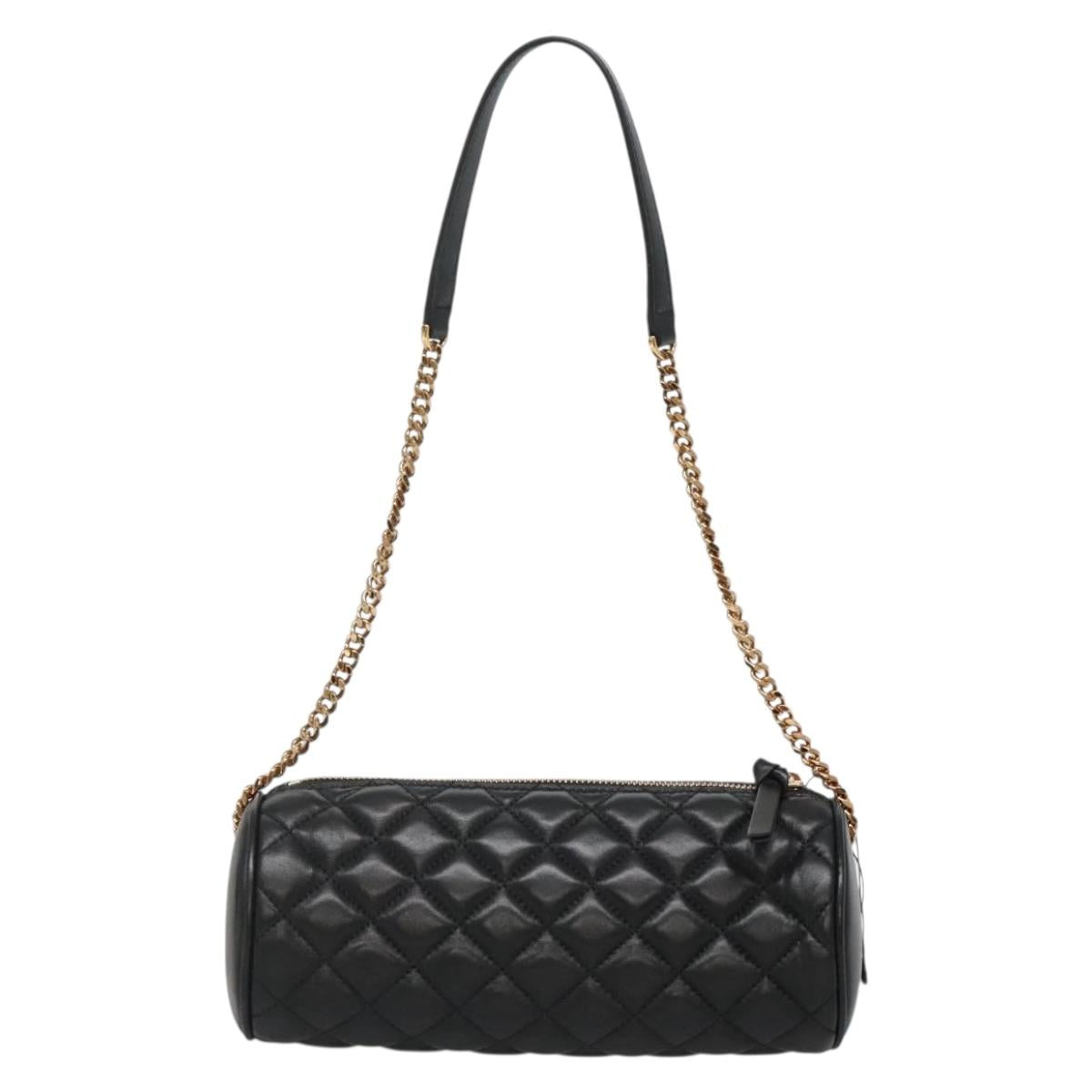 Versace Black Leather Medusa
