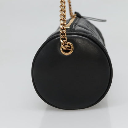 Versace Black Leather Medusa