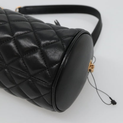 Versace Black Leather Medusa