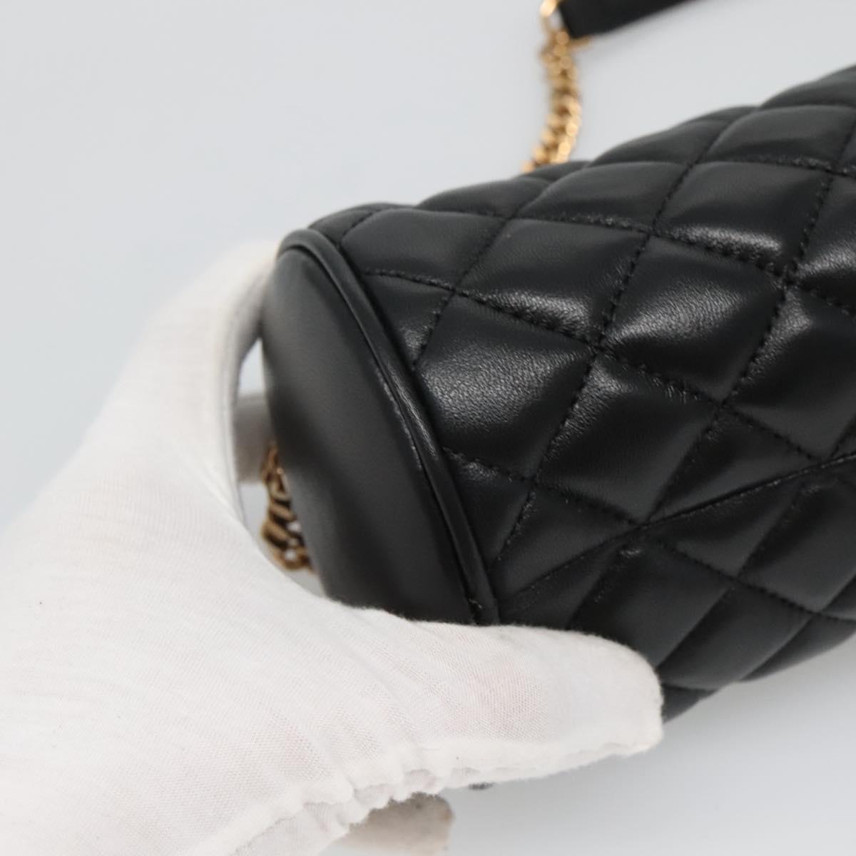 Versace Black Leather Medusa
