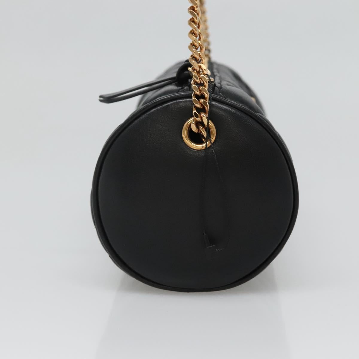 Versace Black Leather Medusa