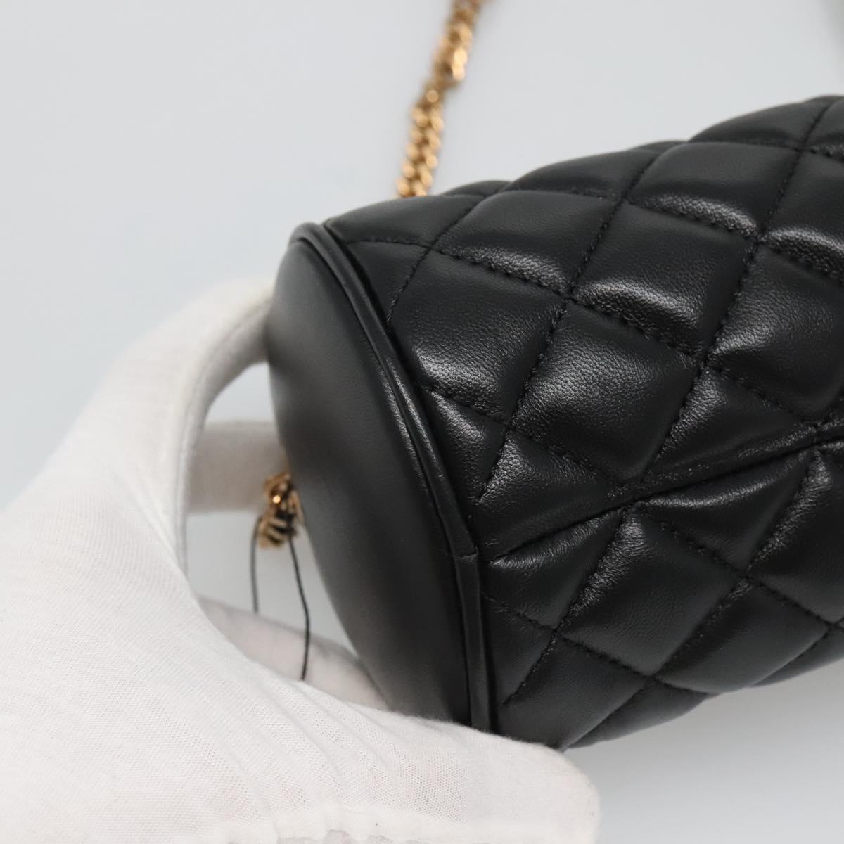 Versace Black Leather Medusa