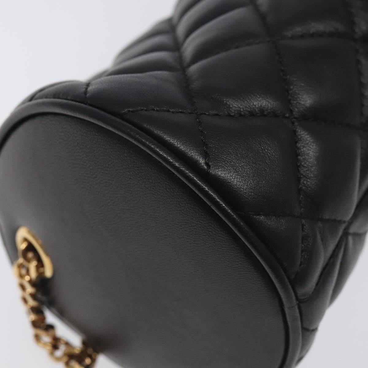 Versace Black Leather Medusa