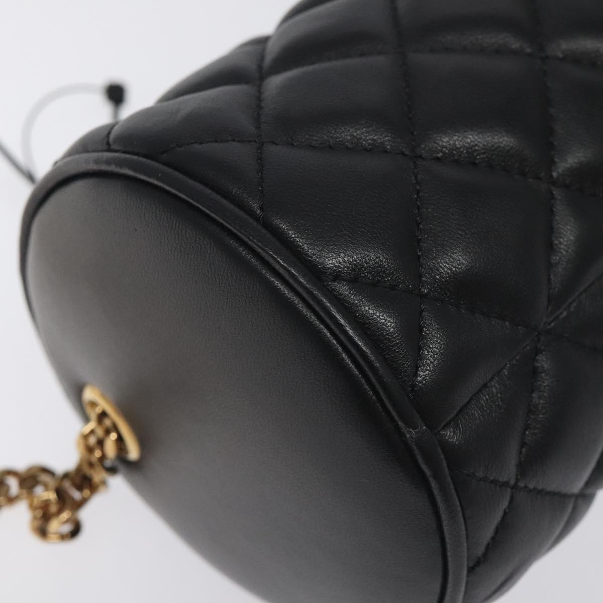 Versace Black Leather Medusa