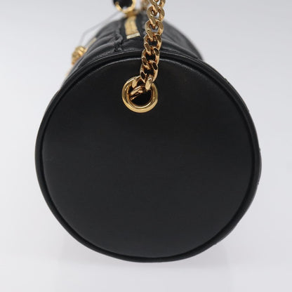 Versace Black Leather Medusa