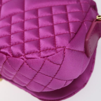 Versace Pink Silk Greca Goddess
