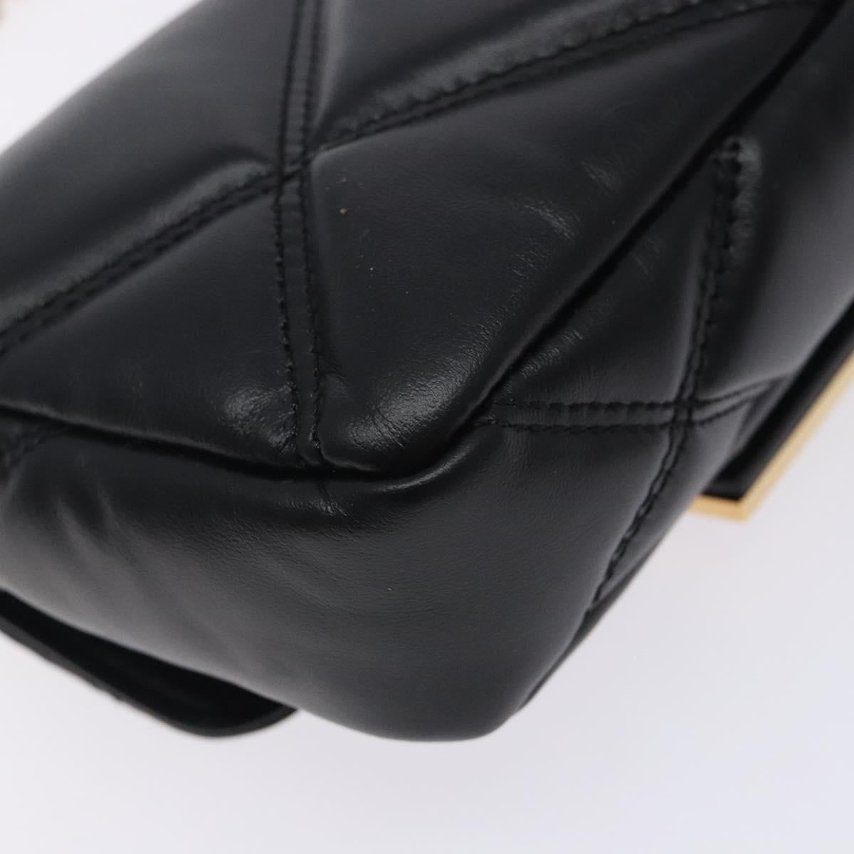 Versace Black Leather Medusa