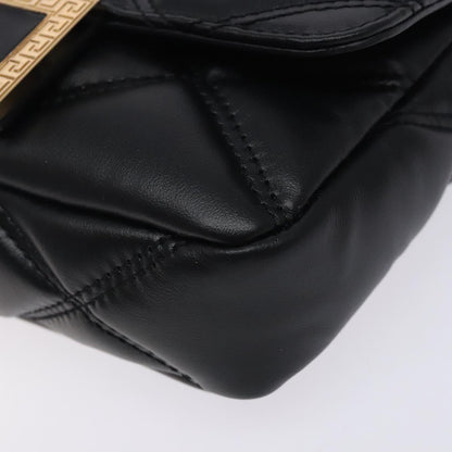 Versace Black Leather Medusa