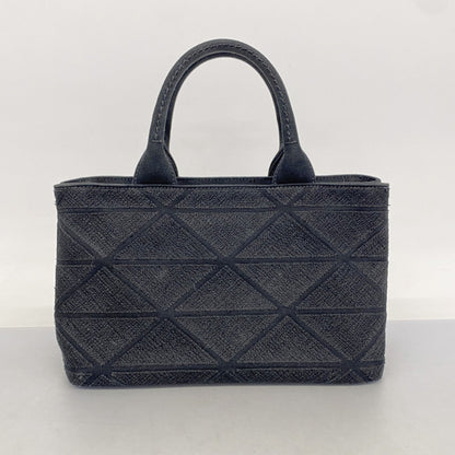 Prada Black Canvas Canapa