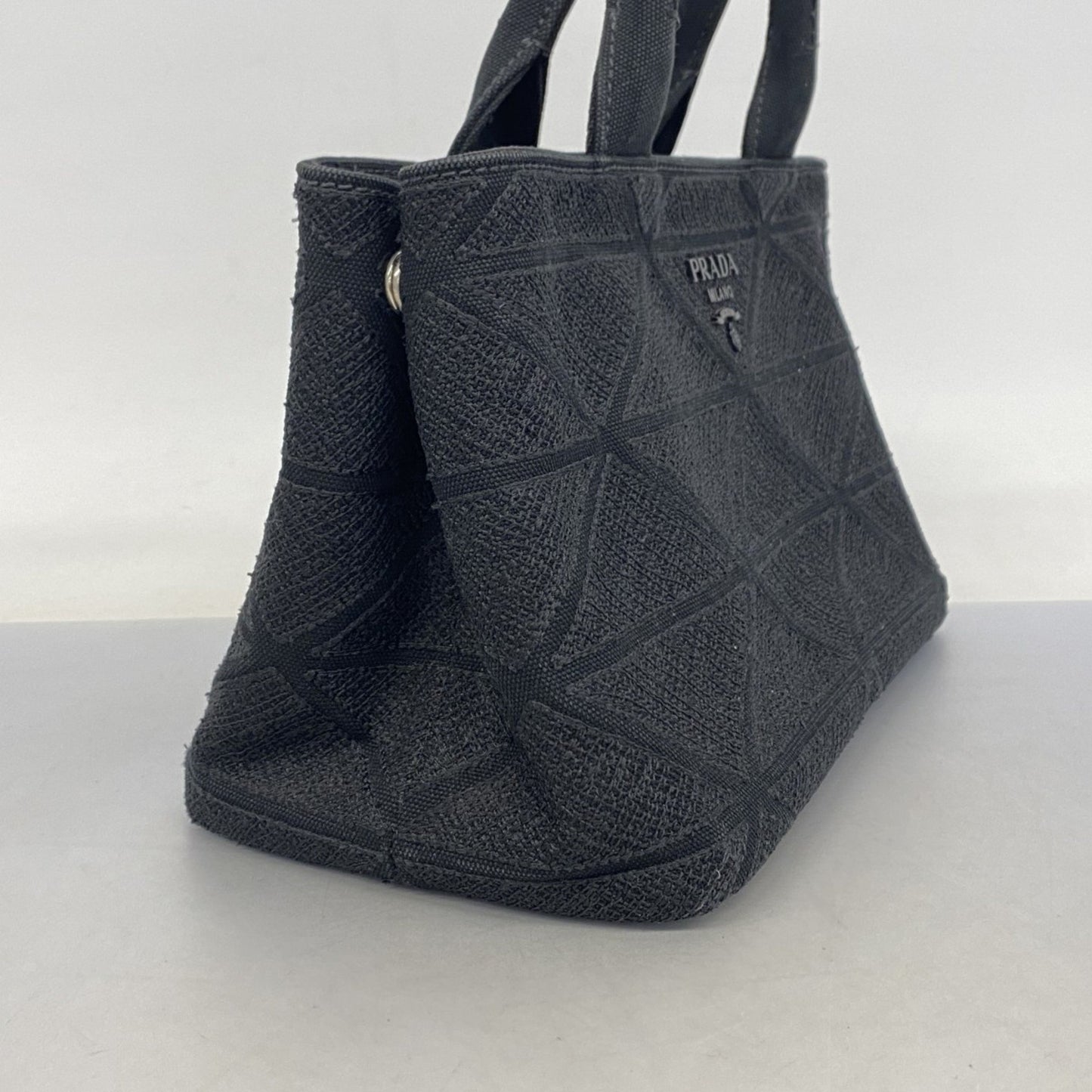 Prada Black Canvas Canapa