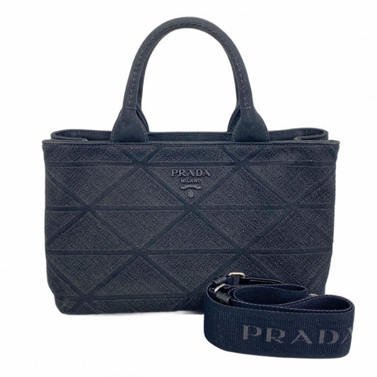 Prada Black Canvas Canapa