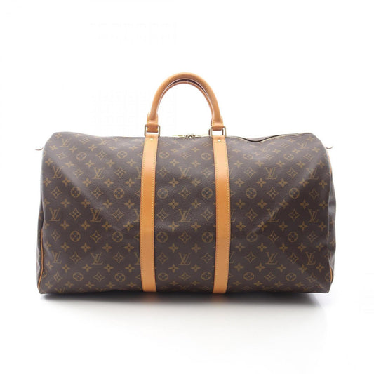 Louis Vuitton Brown Canvas Keepall 55