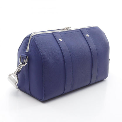 Louis Vuitton Blue Leather City Keepall
