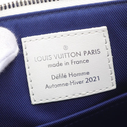Louis Vuitton Blue Leather City Keepall