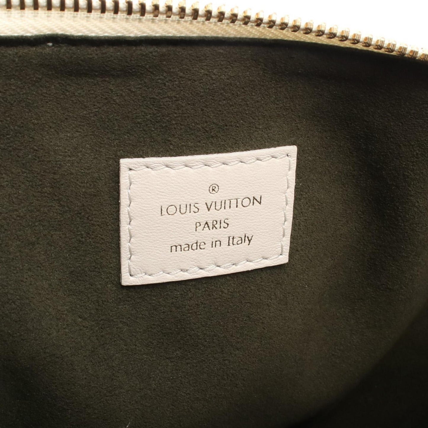 Louis Vuitton White Leather Coussin