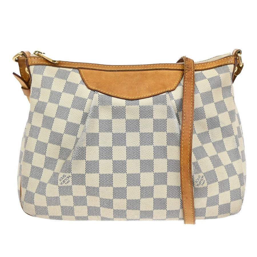 Louis Vuitton White Leather Siracusa Handbag