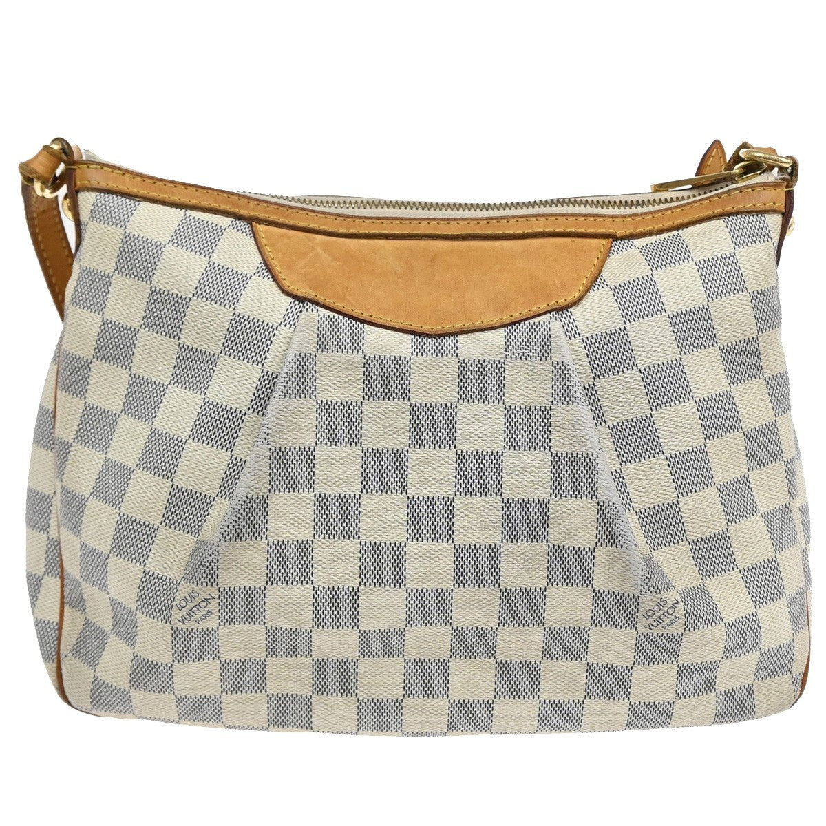 Louis Vuitton White Leather Siracusa Handbag